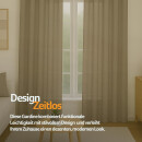 Dekoschal Ellen Schlaufen Blickdicht 2er Pack - 140x225cm Sandgrau