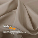 Dekoschal Ellen Schlaufen Blickdicht 2er Pack - 140x225cm Sandgrau