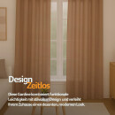 Dekoschal Ellen Schlaufen Blickdicht 2er Pack - 140x225cm Hellbraun