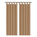 Gardinenschal Ellen blickdicht mit Schlaufen 2er Pack...