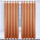 Dekoschal Ellen Schlaufen Blickdicht 2er Pack - 140x225cm Hellbraun