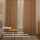 Dekoschal Ellen Schlaufen Blickdicht 2er Pack - 140x225cm Hellbraun