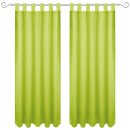 Dekoschal Ellen Schlaufen Blickdicht 2er Pack - 140x225cm...