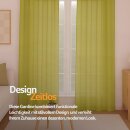 Dekoschal Ellen Schlaufen Blickdicht 2er Pack - 140x225cm Grün
