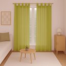 Gardinenschal Ellen blickdicht mit Schlaufen 2er Pack 140x225 cm Grün