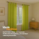 Gardinenschal Ellen blickdicht mit Schlaufen 2er Pack 140x225 cm Grün