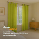 Gardinenschal Ellen blickdicht mit Schlaufen 2er-Pack Grün 140x225 cm