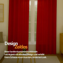 Gardinenschal Ellen blickdicht mit Schlaufen 2er Pack 140x225 cm Rot