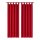 Gardinenschal Ellen blickdicht mit Schlaufen 2er-Pack Rot 140x225 cm