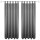 Dekoschal Ellen Schlaufen Blickdicht 2er Pack - 140x225cm Anthrazit