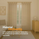 Dekoschal Ellen Schlaufen Blickdicht 2er Pack - 140x245cm Beige