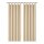 Gardinenschal Ellen blickdicht mit Schlaufen 2er Pack 140x245 cm Beige