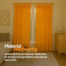 Gardinenschal Ellen blickdicht mit Schlaufen 2er Pack 140x245 cm Hellorange