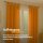 Gardinenschal Ellen blickdicht mit Schlaufen 2er Pack 140x245 cm Hellorange