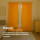 Gardinenschal Ellen blickdicht mit Schlaufen 2er-Pack Hellorange 140x245 cm