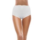 Damen Seamless Hüftslip - Weiß 52/54 - 4er Pack