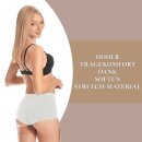 Damen Seamless Hüftslip - Weiß 52/54 - 4er Pack