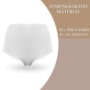 Damen Seamless Hüftslip - Weiß 52/54 - 4er Pack
