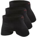 Herren Seamless Boxershort - Schwarz XXL/3XL - 3er Pack