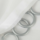 Ringe für Faltenlegehaken & Faltenleghaken Ringe mit Haken silber 40 mm