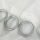 Ringe für Faltenlegehaken & Faltenleghaken Ringe mit Haken silber 40 mm