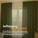 Dekoschal Ellen Universalband Blickdicht 2er-Pack Anthrazit 140x145 cm