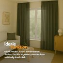 Dekoschal Ellen Universalband Blickdicht 2er-Pack Anthrazit 140x145 cm