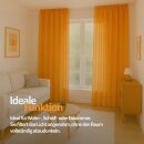 Dekoschal Ellen Universalband Blickdicht 2er-Pack Hellorange 140x145 cm