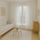 Dekoschal Ellen Universalband Blickdicht 2er-Pack Weiß 140x175 cm