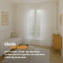 Dekoschal Ellen Universalband Blickdicht 2er-Pack Weiß 140x175 cm