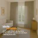 Dekoschal Ellen Universalband Blickdicht 2er-Pack Sandgrau 140x175 cm