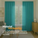 Dekoschal Ellen Universalband Blickdicht 2er-Pack Türkis 140x175 cm