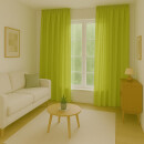 Dekoschal Ellen Universalband Blickdicht 2er-Pack Grün 140x175 cm