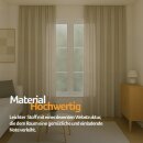 Dekoschal Ellen Universalband Blickdicht 2er-Pack Sandgrau 140x245 cm