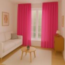 Dekoschal Ellen Universalband Blickdicht 2er-Pack Pink 140x245 cm