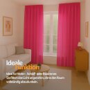 Dekoschal Ellen Universalband Blickdicht 2er-Pack Pink 140x245 cm