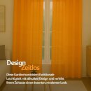 Dekoschal Ellen Universalband Blickdicht 2er-Pack Hellorange 140x245 cm