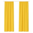 Dekoschal Ellen Universalband Blickdicht 2er-Pack Gelb...