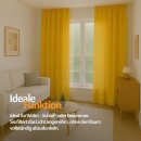 Dekoschal Ellen Universalband Blickdicht 2er-Pack Gelb 140x245 cm