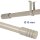 Gardinenstange "Modern" 115-200cm ausziehbar inkl. Zubehör Taupe