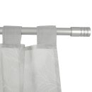 Gardinenstange "Modern" 115-200cm ausziehbar inkl. Zubehör Silber