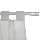 Gardinenstange "Modern" 115-200cm ausziehbar inkl. Zubehör Silber