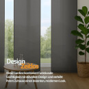 Flächenvorhang Schiebegardine Ellen mit Paneelwagen und Schleuderstab 60x245cm 3er Pack Anthrazit