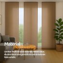 Flächenvorhang Schiebegardine Ellen mit Paneelwagen und Schleuderstab 60x245cm 3er Pack Hellbraun