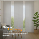 Flächenvorhang Schiebegardine Ellen mit Paneelwagen und Schleuderstab 60x245cm 3er Pack Hellgrau