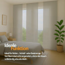 Flächenvorhang Schiebegardine Ellen mit Paneelwagen und Schleuderstab 60x245cm 3er Pack Hellgrau