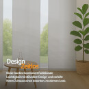 Flächenvorhang Schiebegardine Ellen mit Paneelwagen und Schleuderstab 60x245cm 3er Pack Hellgrau