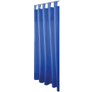Dekoschal Ellen Schlaufen, 140x175cm - Blau
