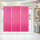 Flächenvorhang Ellen mit Klettband, Paneelwagen und Schleuderstab 60x245 cm 3er Pack - Pink