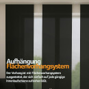 Flächenvorhang Schiebegardine Ellen mit Paneelwagen und Schleuderstab 60x245cm 3er Pack Schwarz